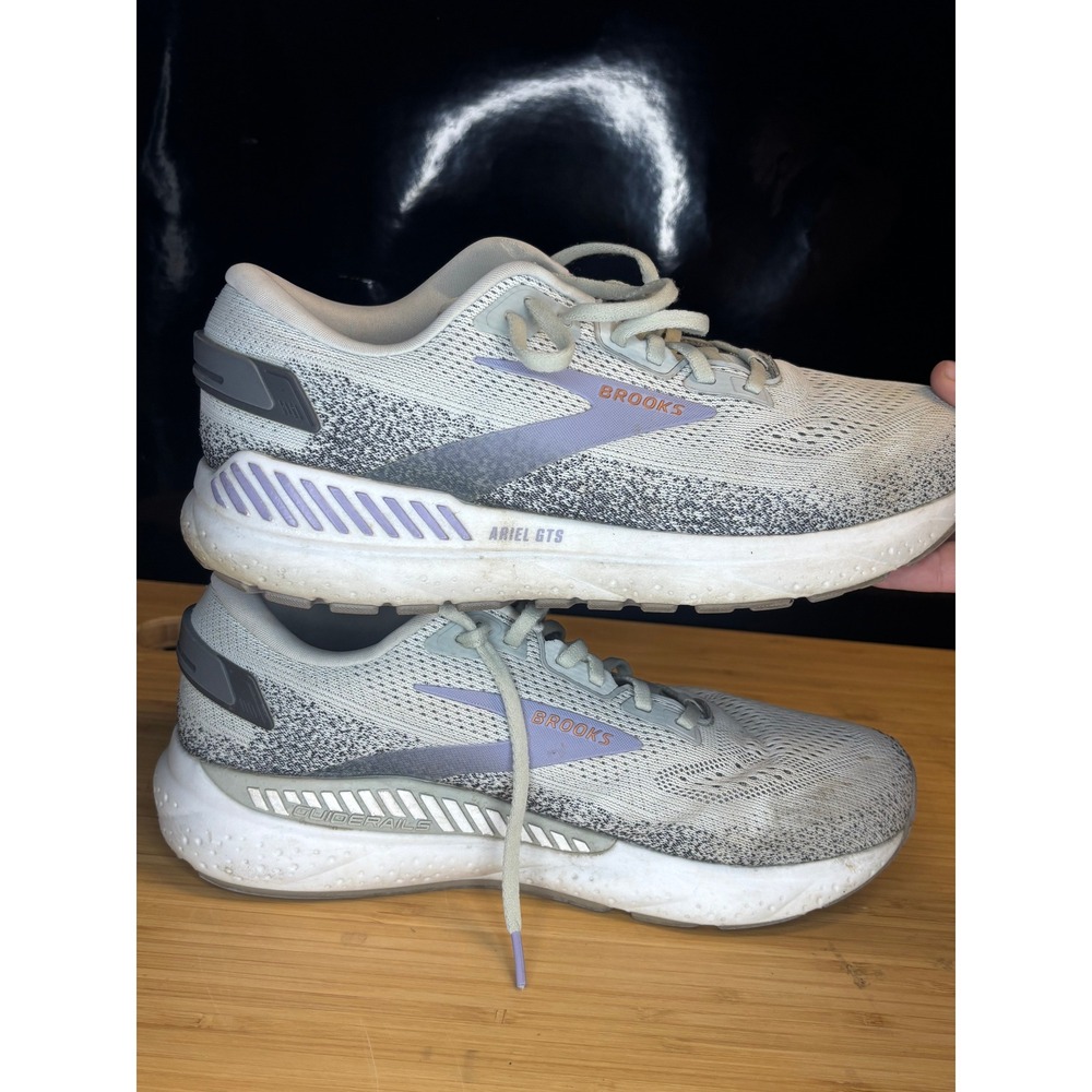 Brooks Ariel GTS 24 Womens Running Shoes Grey Purple 1204141B080 Size 11